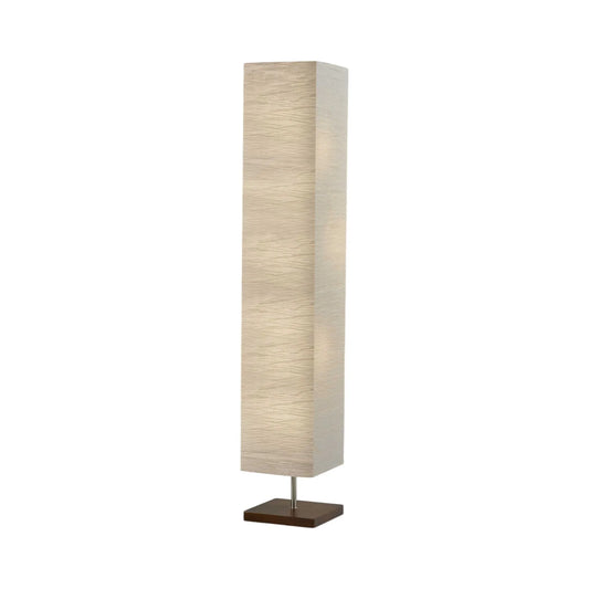 Contemporary Natural Column Floor Lamp