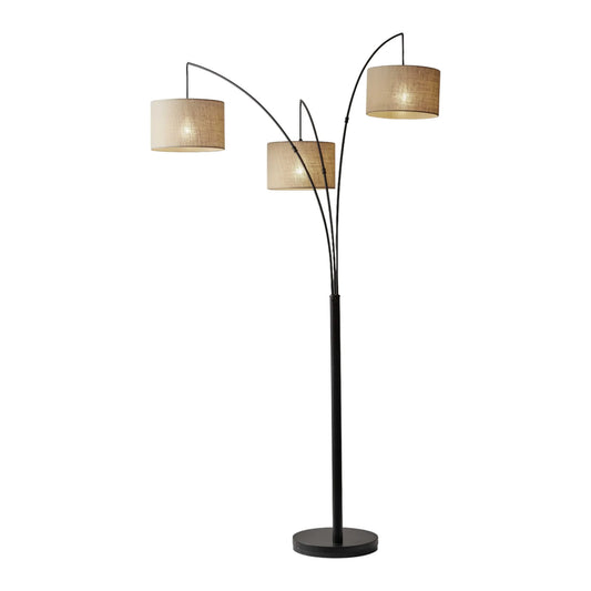 Silver Three-Light Tree Floor Lamp