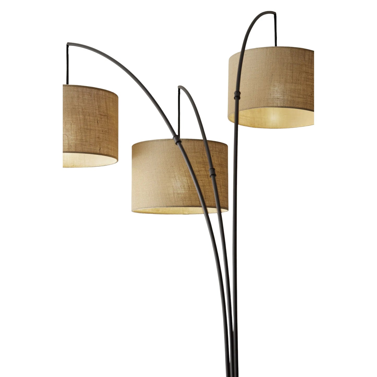 Silver Three-Light Tree Floor Lamp