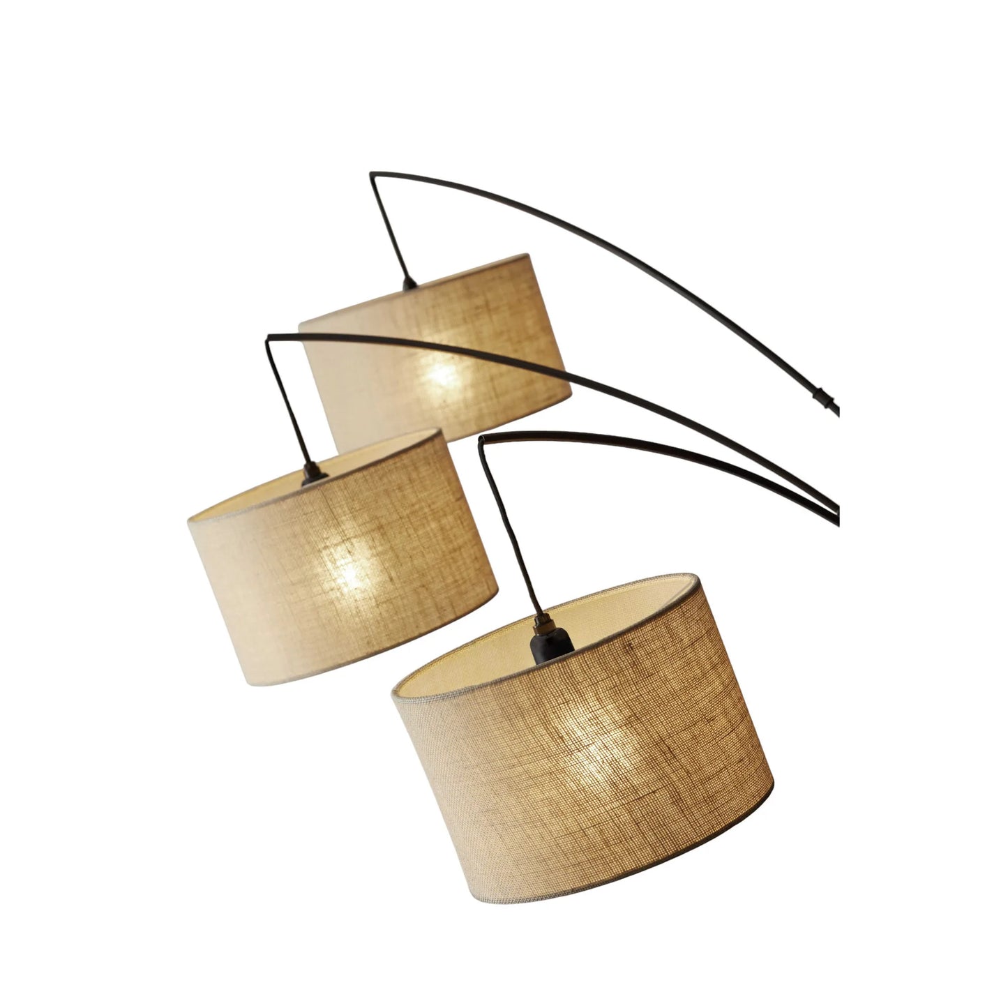 Silver Three-Light Tree Floor Lamp