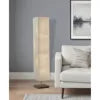 Contemporary Natural Column Floor Lamp