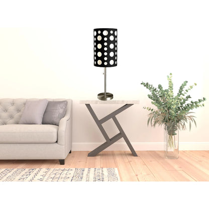 Black Metal Novelty Table Lamp