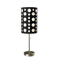 Black Metal Novelty Table Lamp