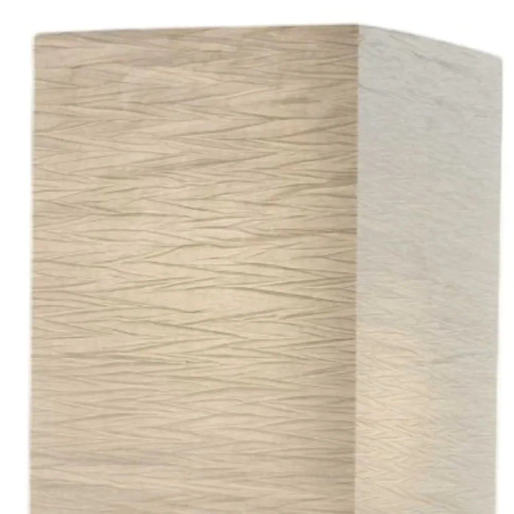 Contemporary Natural Column Floor Lamp