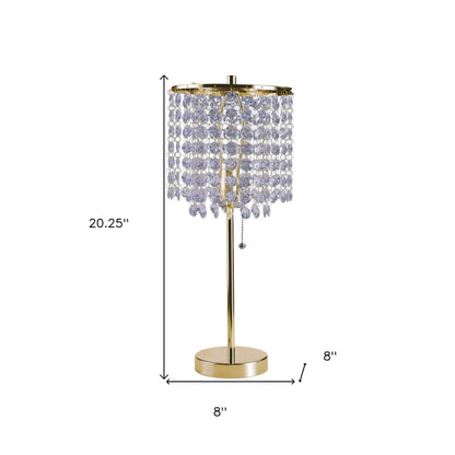 European Style Gold Metal Table Lamp