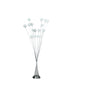 62" Modern Silver 16 LED Floor Lamp