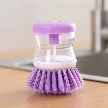 Wash Brush Liquid Soap Dispenser