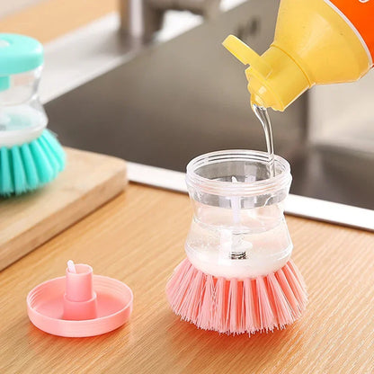 Wash Brush Liquid Soap Dispenser