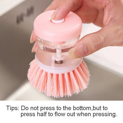 Wash Brush Liquid Soap Dispenser