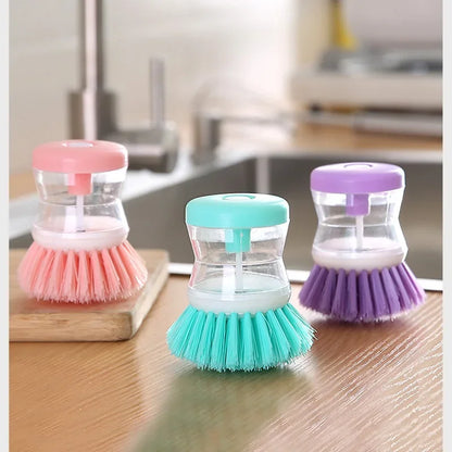 Wash Brush Liquid Soap Dispenser